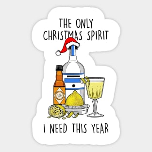 All The Christmas Spirit I Need Sticker